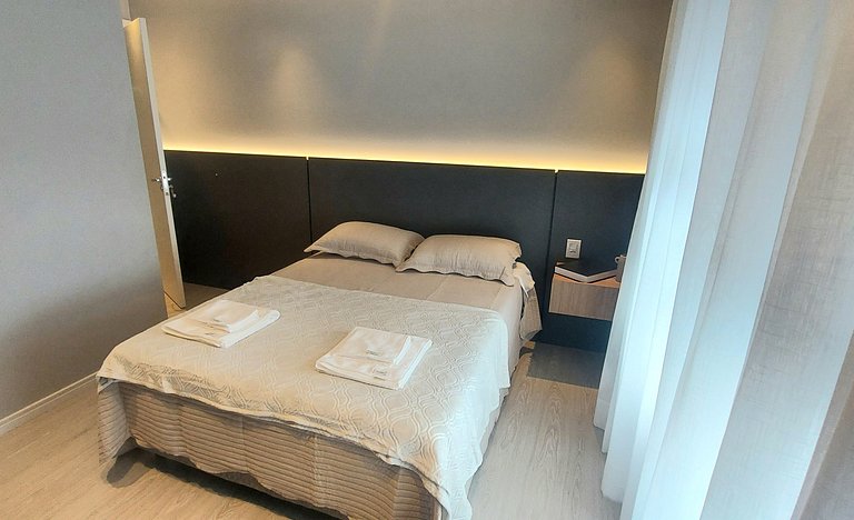Apartamento Metalic com lareira ecológica