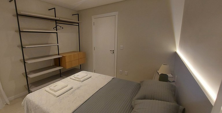 Apartamento Metalic com lareira ecológica