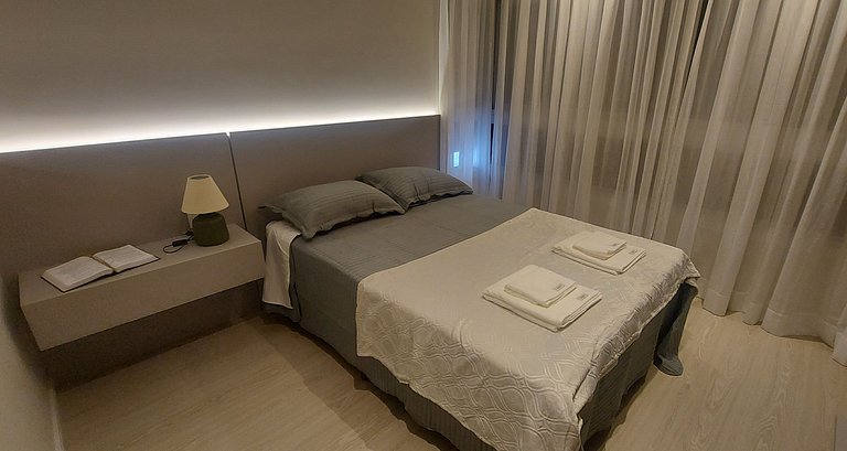 Apartamento Metalic com lareira ecológica