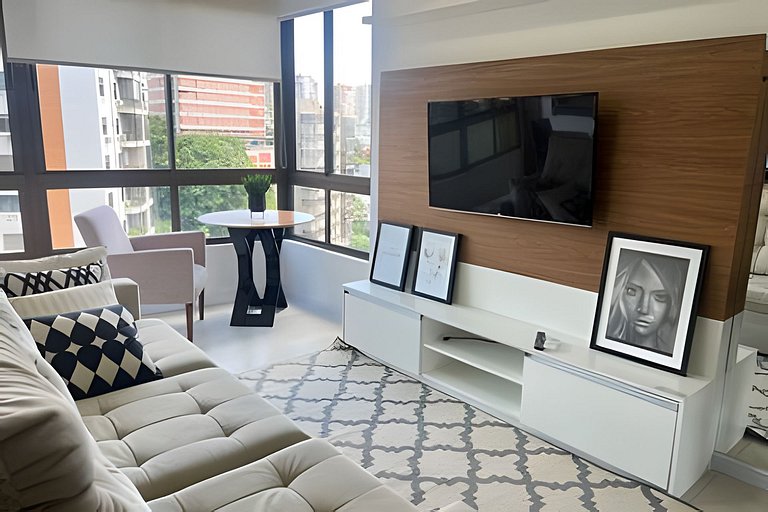 Apartamento com 2 quartos perto da Via Gastronômica