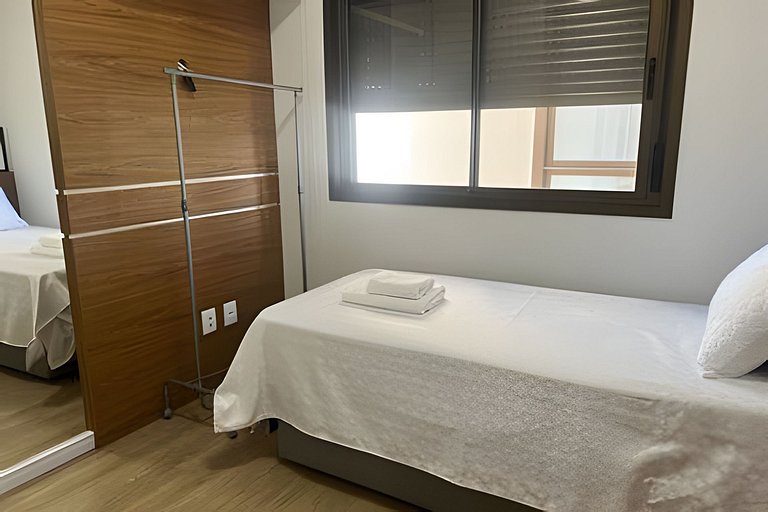 Apartamento com 2 quartos perto da Via Gastronômica