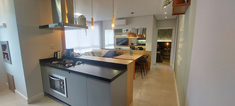 Apartamento Sofisticado e com Academia