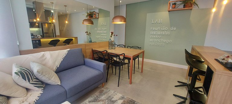 Apartamento Sofisticado e com Academia