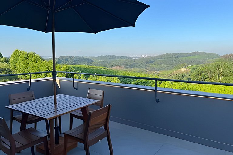 Casa Cielo Vale dos Vinhedos: apto premium com banheira e vi