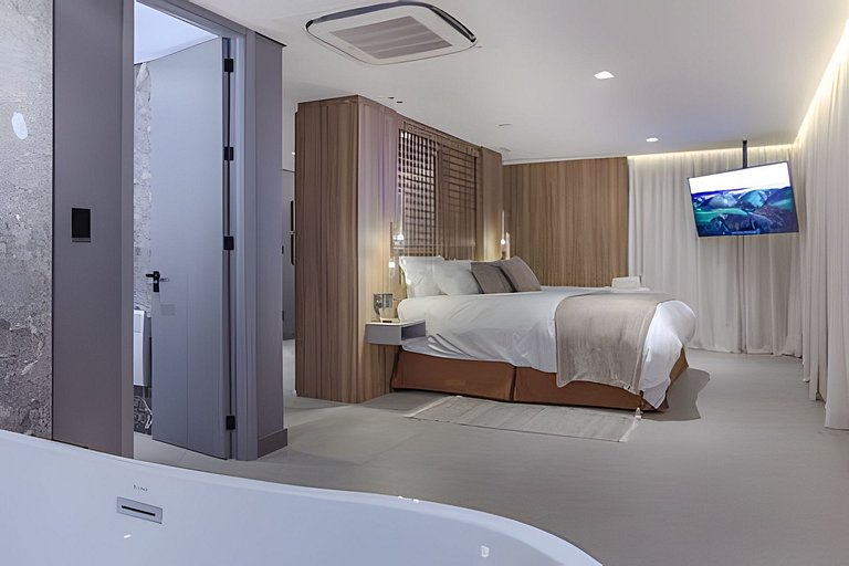 Apartamento com banheira Vale dos Vinhedos
