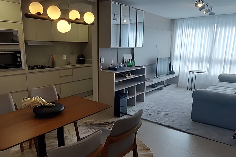 Apartamento Requinte com laser na cobertura