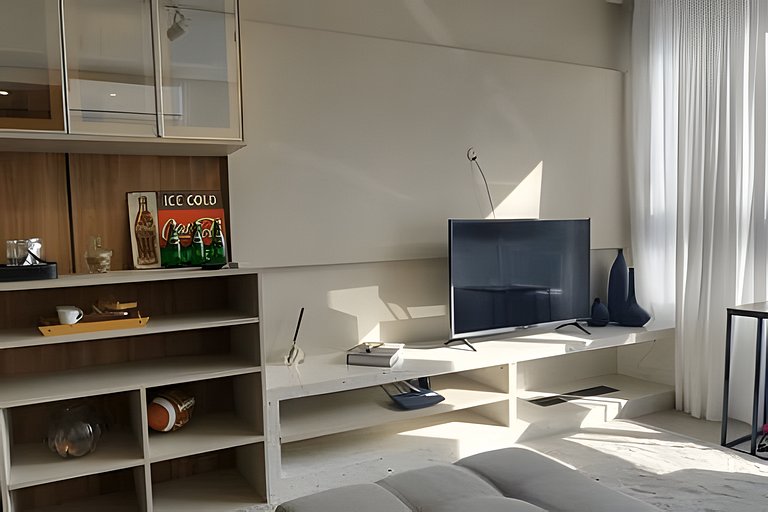 Apartamento Requinte com laser na cobertura