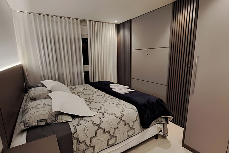 Apartamento Requinte com laser na cobertura