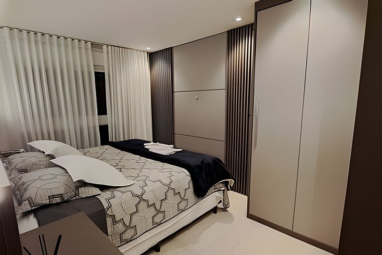 Apartamento Requinte com laser na cobertura