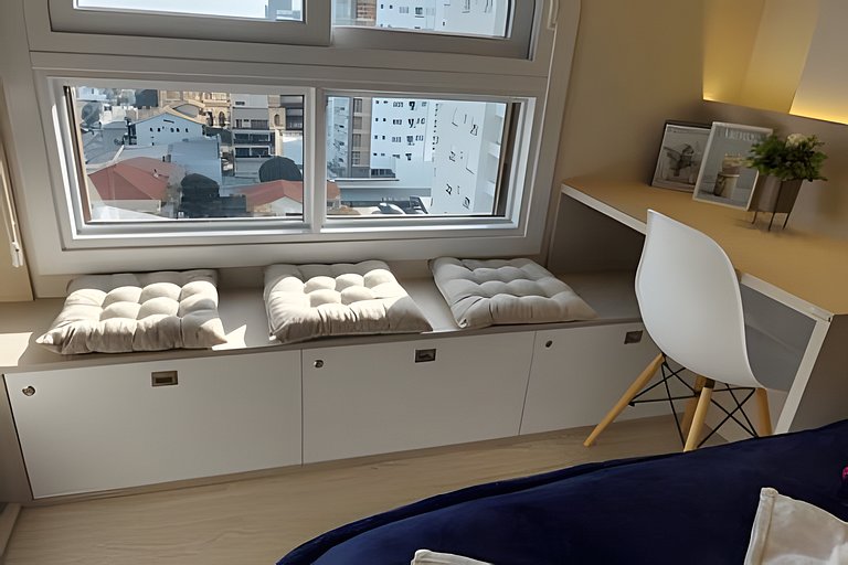 Apartamento Requinte com laser na cobertura