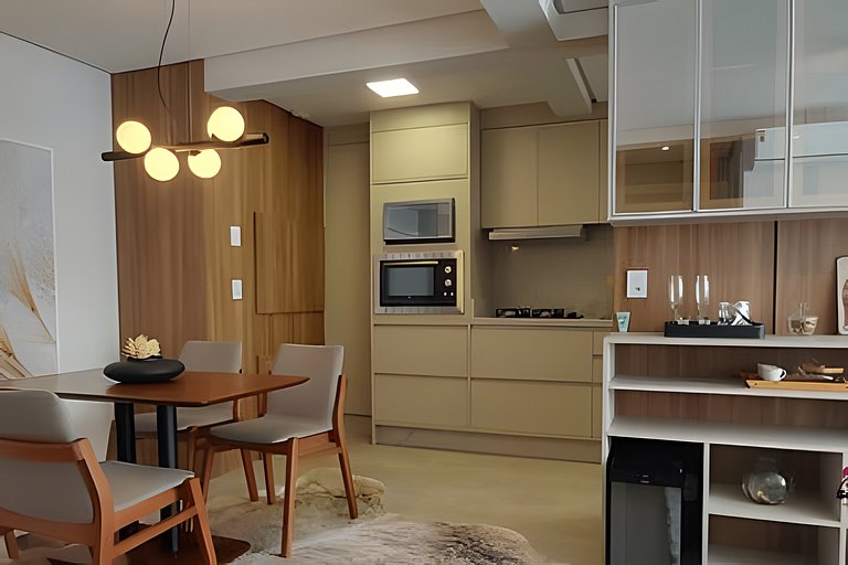 Apartamento Requinte com laser na cobertura