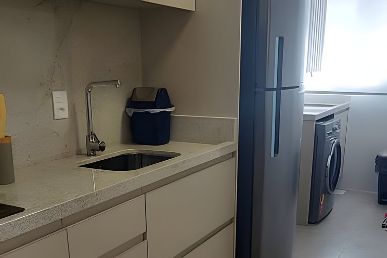 Apartamento Requinte com laser na cobertura