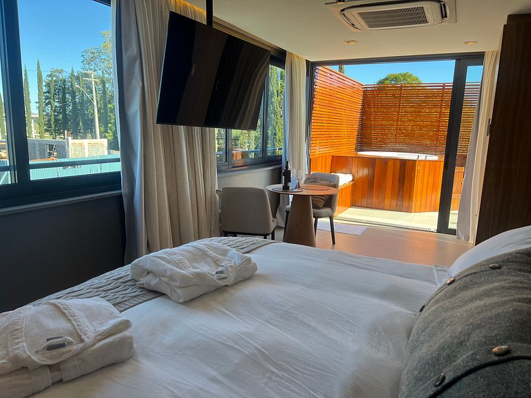 Apartamento com Ofurô Vale dos Vinhedos