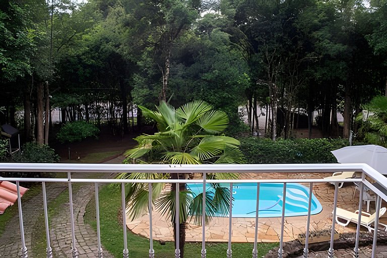 Sítio Paixão de São Miguel piscina e sala de jogo