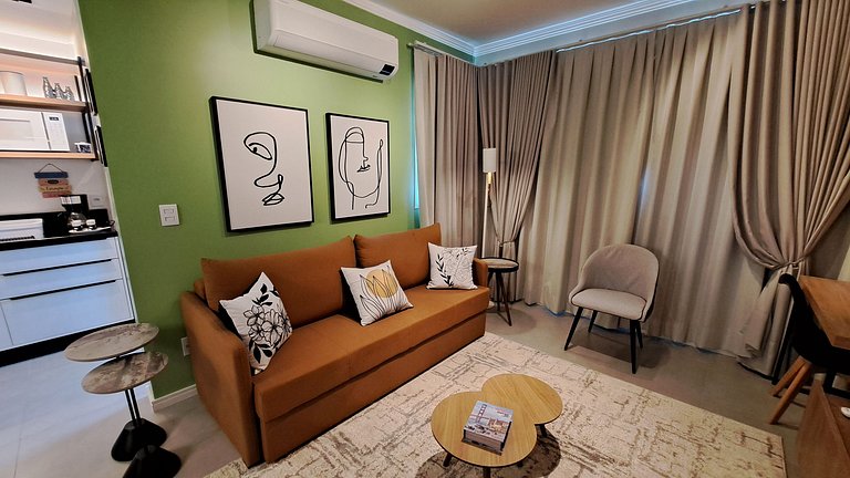 Apartamento suite próximo à Maria Fumaça