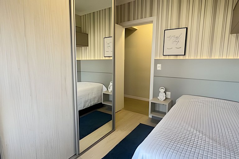 Apto na Terra do Vinho, perto da via gastronômica