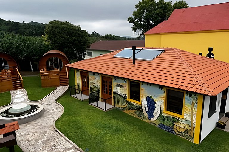 Entre Pipas e Vinhedos - sossego e conforto