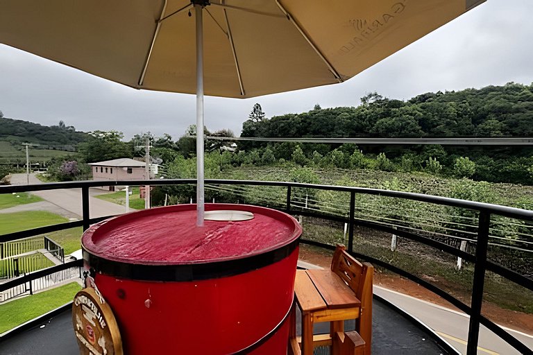 Entre Pipas e Vinhedos - sossego e conforto