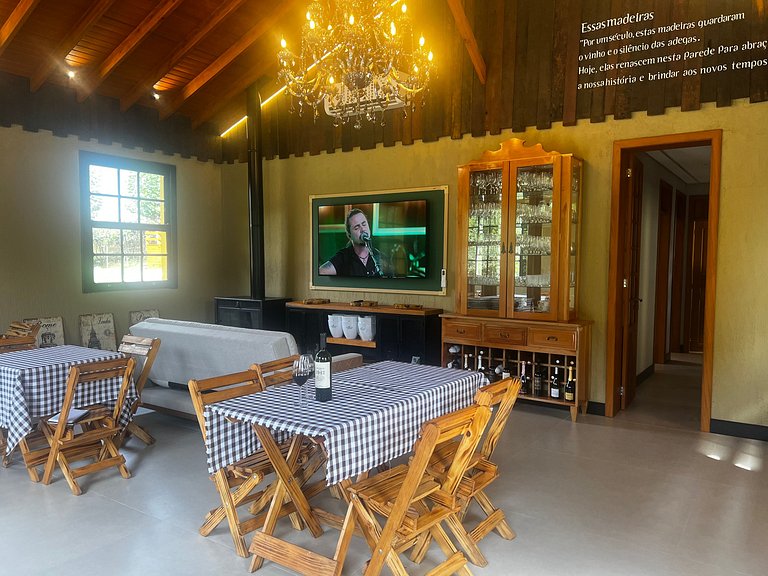 Entre Pipas e Vinhedos - sossego e conforto