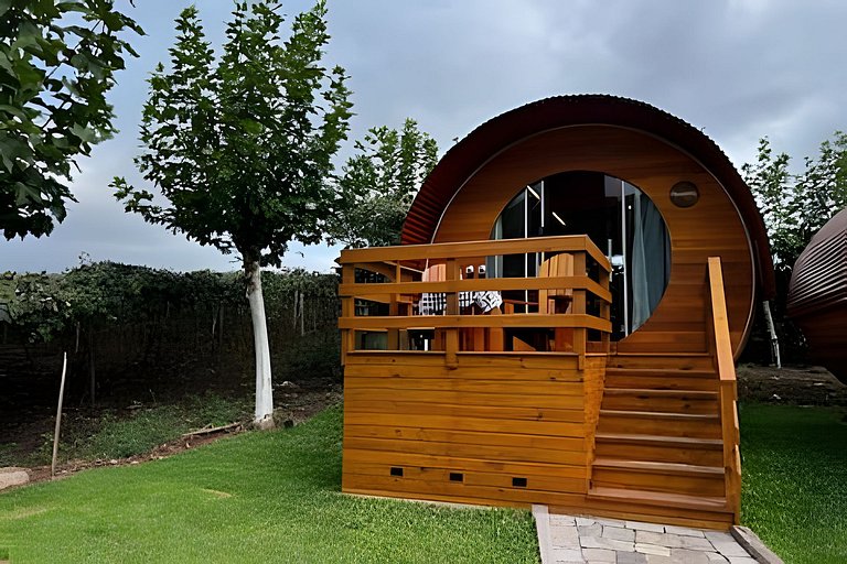 Cabana Chardonnay refúgio romântico entre vinhedos