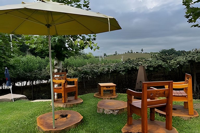 Cabana Chardonnay refúgio romântico entre vinhedos