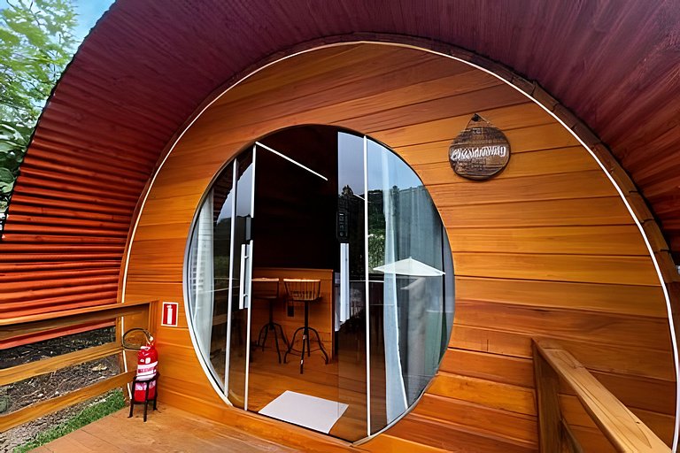 Cabana Chardonnay refúgio romântico entre vinhedos