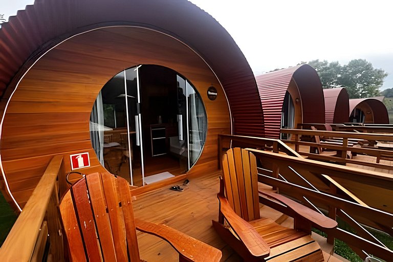 Cabana Chardonnay refúgio romântico entre vinhedos