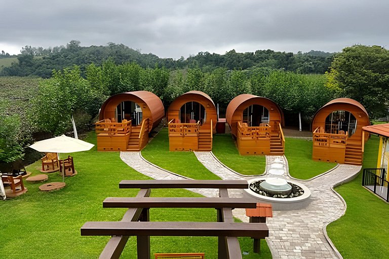 Cabana Cabernet sofisticação entre vinhedos