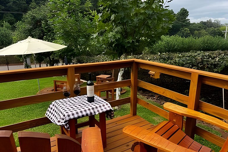 Cabana Cabernet sofisticação entre vinhedos