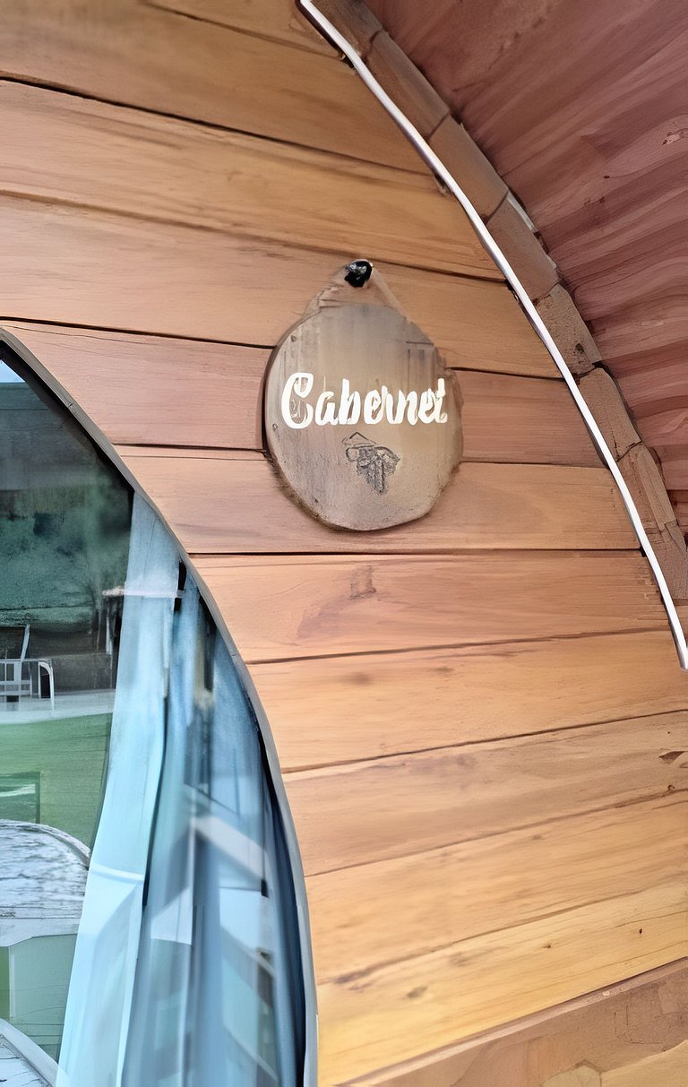 Cabana Cabernet sofisticação entre vinhedos