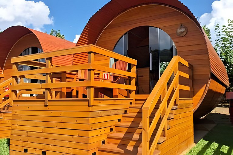 Cabana Merlot charme e aconchego entre vinhedos