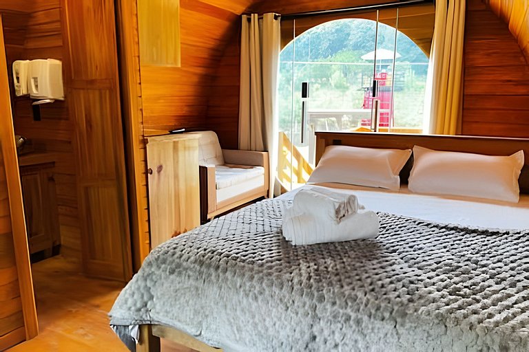 Cabana Merlot charme e aconchego entre vinhedos