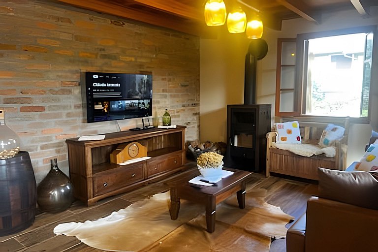 Casarão Centenário experiência única com lareira