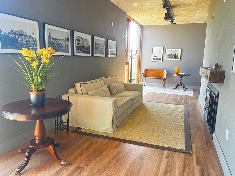 Casa Cielo Vale dos Vinhedos: apto premium com banheira e vi
