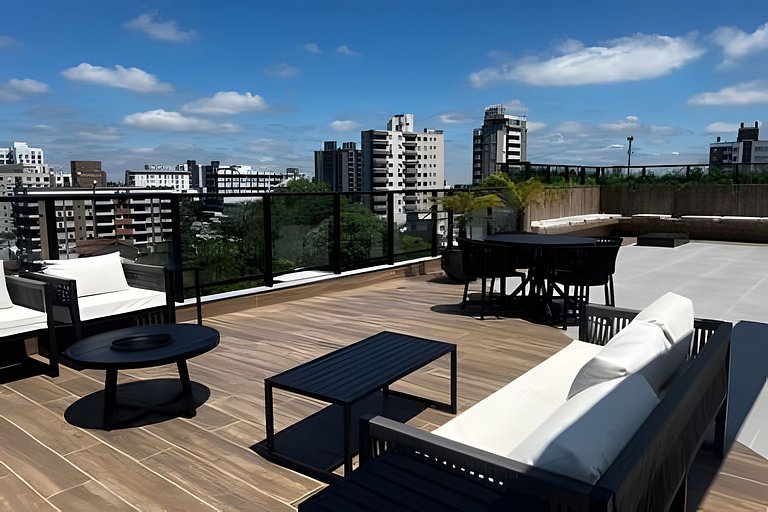 Now Studio no centro / vista e conforto