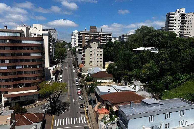 Now Studio no centro / vista e conforto