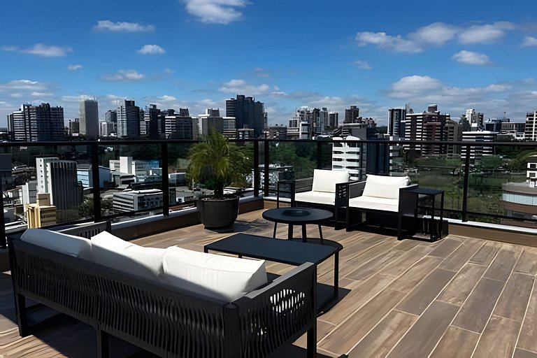 Now Studio no centro / sacada e charme