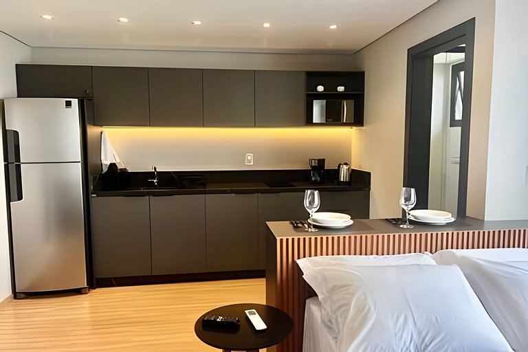 Now Studio no centro / sacada e charme