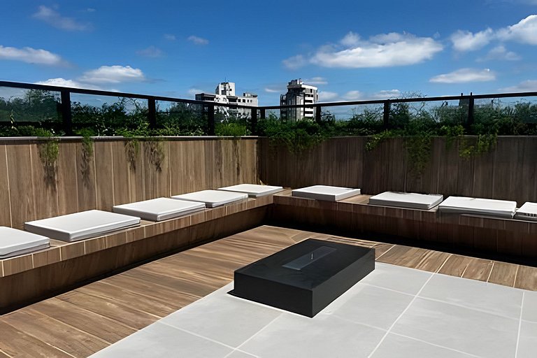 Now Studio no centro / academia e rooftop