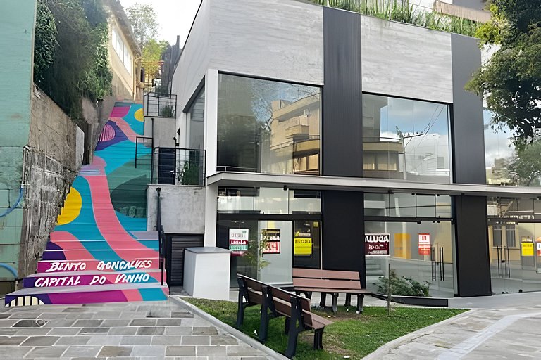 Studio charmoso no centro de Bento Gonçalves